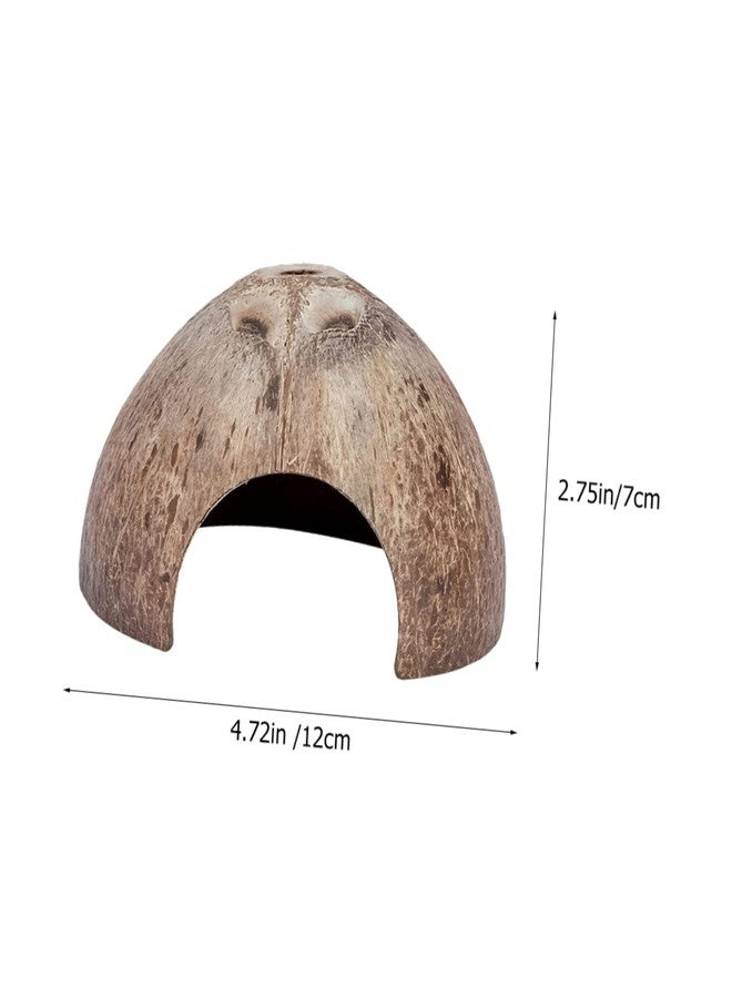 مسكن سلحفاة روسية من الراتنج، ديكور مخبأ للزواحف، مناسب لأحواض الحيوانات الأليفة الصغيرة. - Image 2